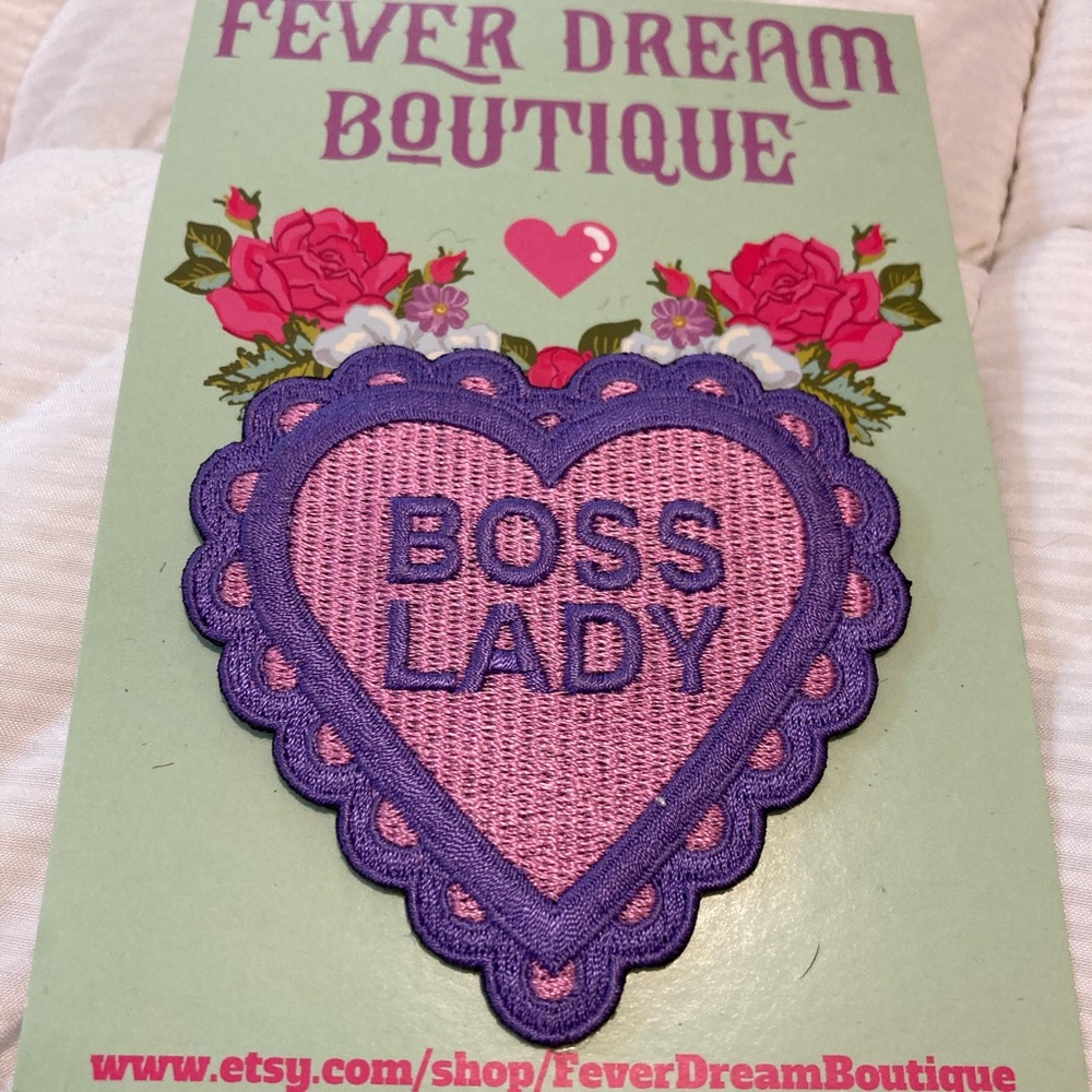 NEW Boss Lady sew on patch